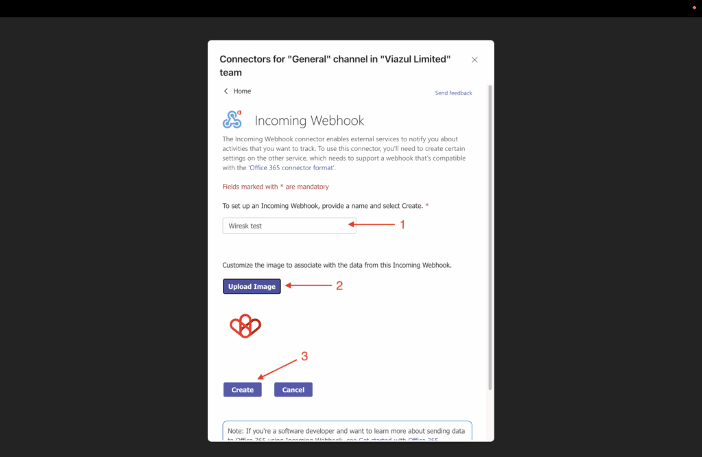 Wiresk 2025 06 05 at 16.23.18 Microsoft Teams Connection & Method