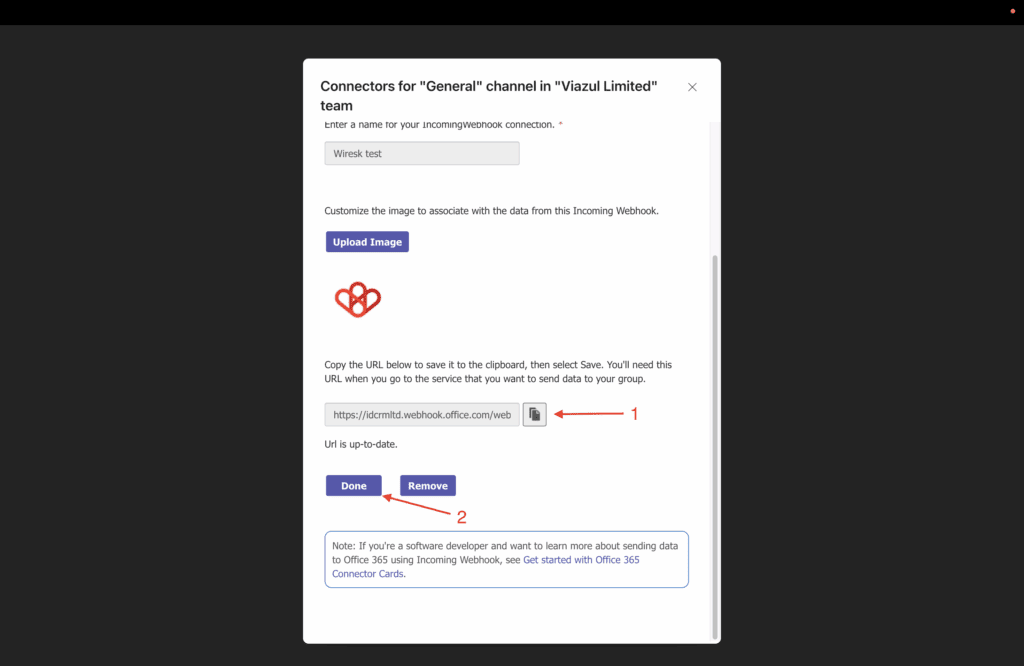 Wiresk 2025 06 05 at 16.23.37 Microsoft Teams Connection & Method