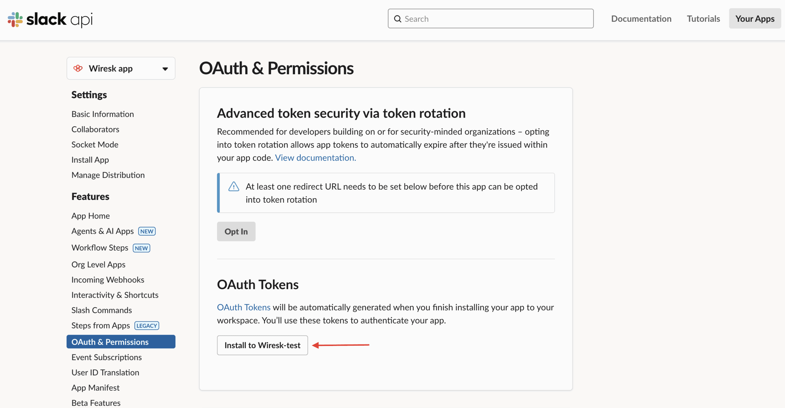 Slack - Create a connection 11 Wiresk 2025 04 30 at 14.51.48 scaled Slack - Create a connection