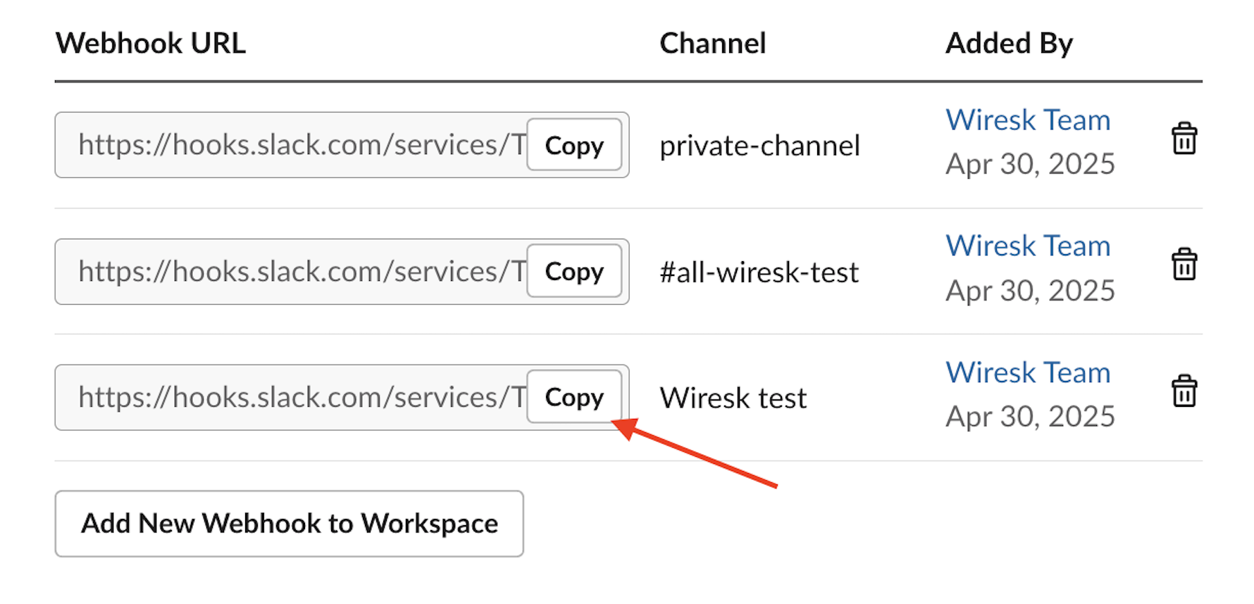 Slack - Create a connection 18 Wiresk 2025 05 02 at 10.44.07 Slack - Create a connection
