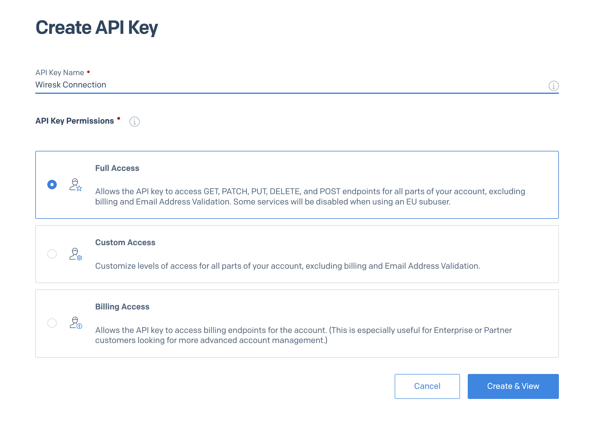 Wiresk 2025 09 17 at 14.58.38 SendGrid - Connection